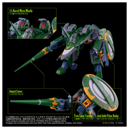 Toyrise Genesis Climber Mospeada - AFC-01X Delta Legioss Delta "Robotech" | Takara Tomy