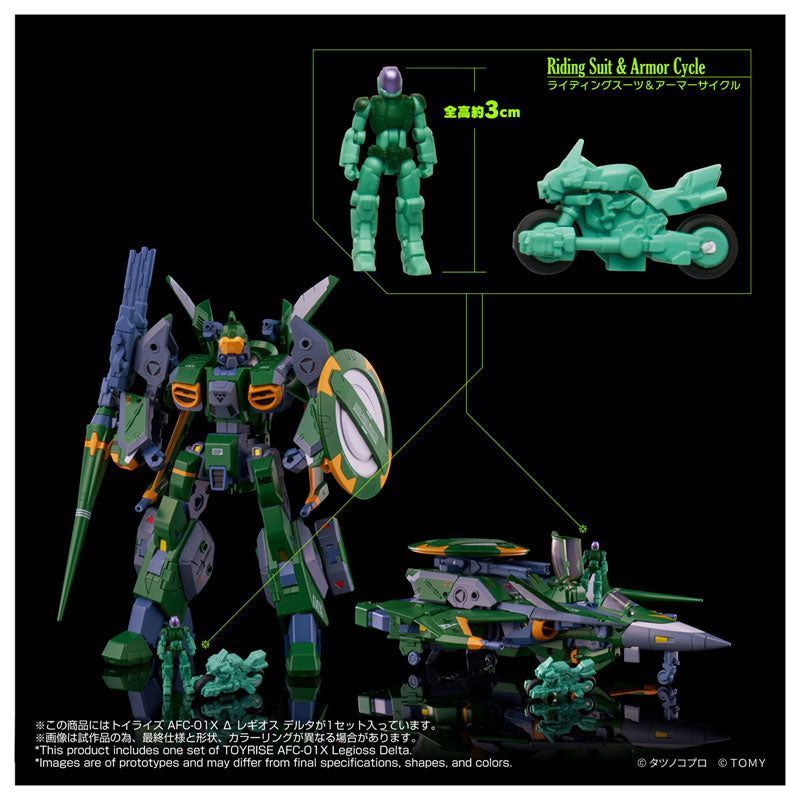 Toyrise Genesis Climber Mospeada - AFC-01X Delta Legioss Delta "Robotech" | Takara Tomy