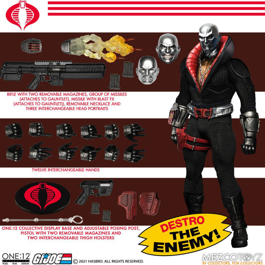 G.I. Joe Destro One:12 Collective Action Figure