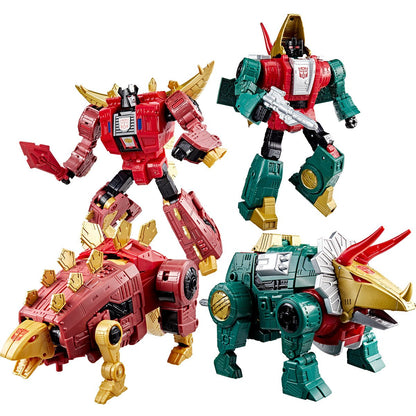 Age of Prime Generations Select Leader Class G2 Universe Dinobots Slug and Snarl "Transformers" | Hasbro