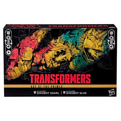 Age of Prime Generations Select Leader Class G2 Universe Dinobots Slug and Snarl "Transformers" | Hasbro