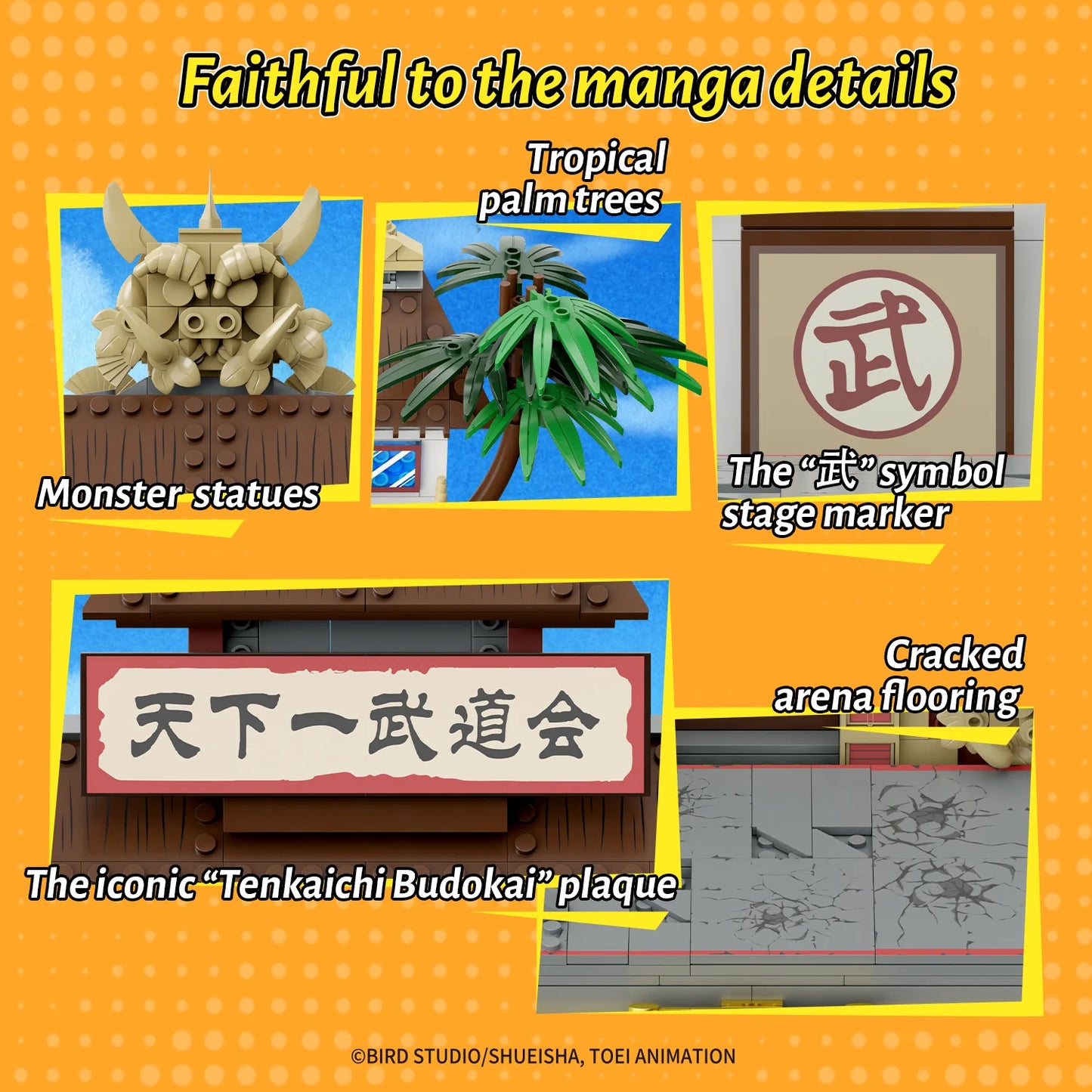 Dragon Ball Tenkaichi Budokai 87003 "Dragon Ball Z" Building Block Set | Pantasy