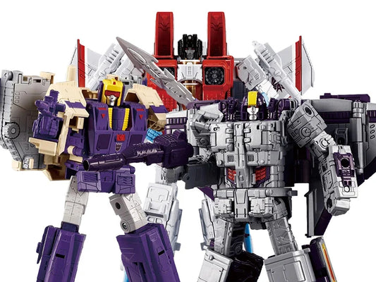 Transformers Dramatic Capture Series Triple Takeover Three Pack