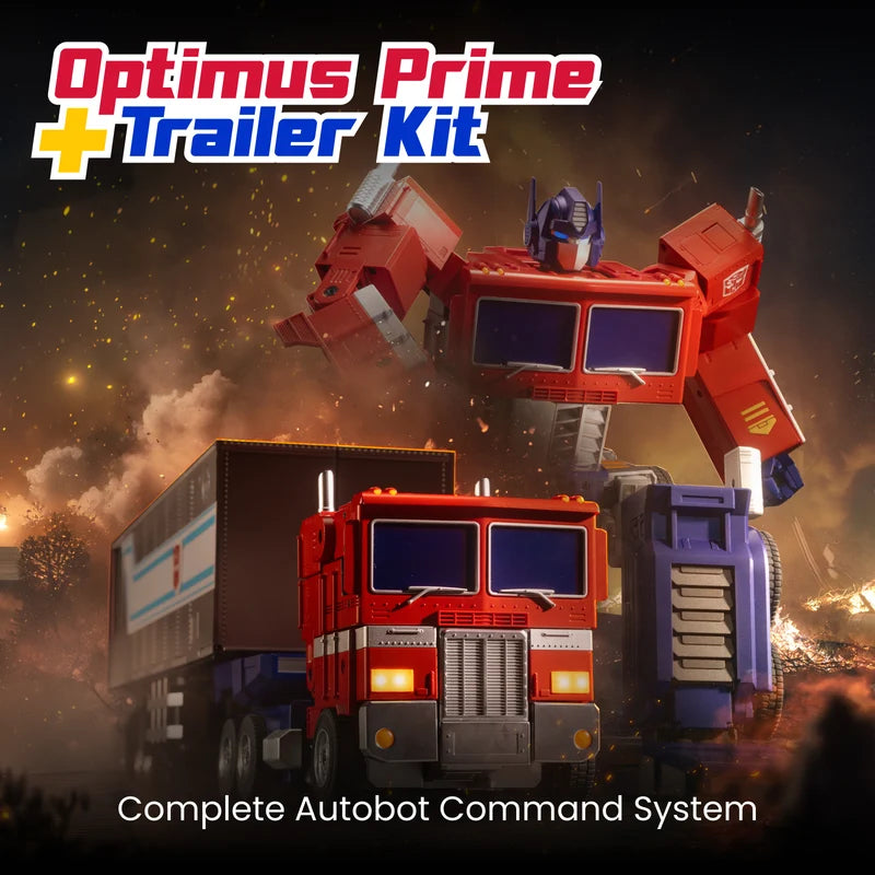 Robosen Elite Optimus Prime & Trailer Kit Combo Kit | Robosen