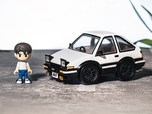 QV-05 Initial D Toyota AE86 Trueno and Fujiwara Takumi "Initial D" | Takara Tomy T-Spark