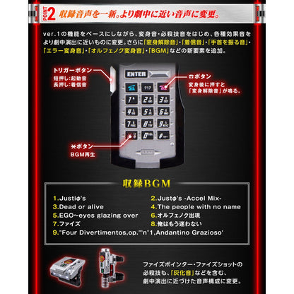 CSM Kamen Rider 555 Faiz Gear and Faiz Axel Version 2 Complete Selection Modification Prop Replica