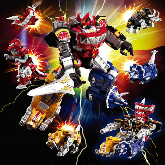 Furai Model Mighty Morphin Power Rangers Megazord Model Kit (Reissue) | Flame Toys