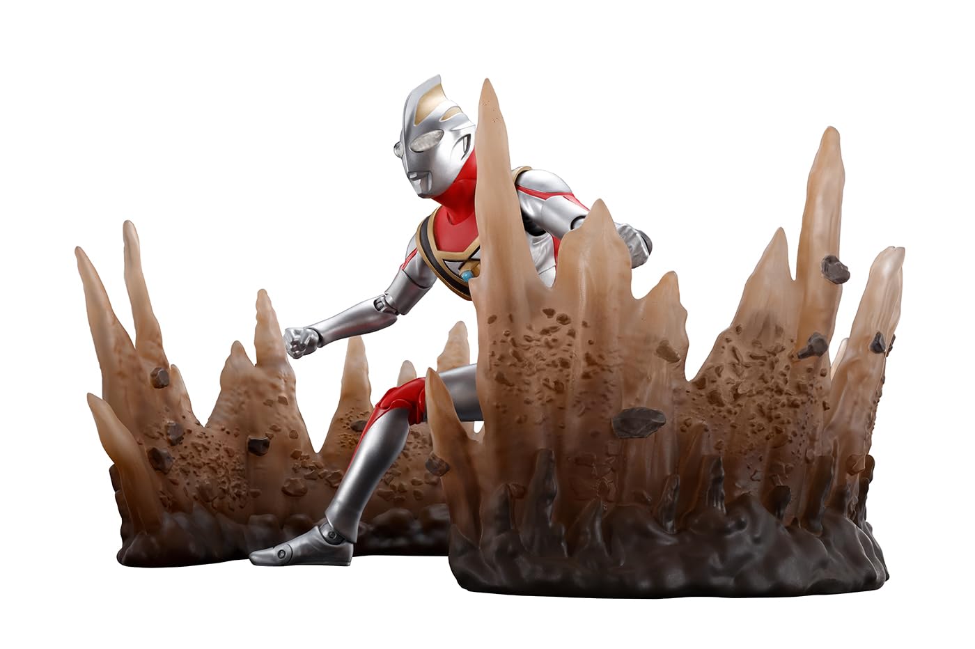 Ultraman Gaia S.H.Figuarts -Shinkocchou Seihou- Ultraman Gaia (V2) and Effect Parts Set with lava