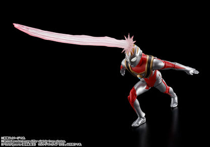 Ultraman Gaia S.H.Figuarts -Shinkocchou Seihou- Ultraman Gaia (V2) and Effect Parts Set shooting beam on head