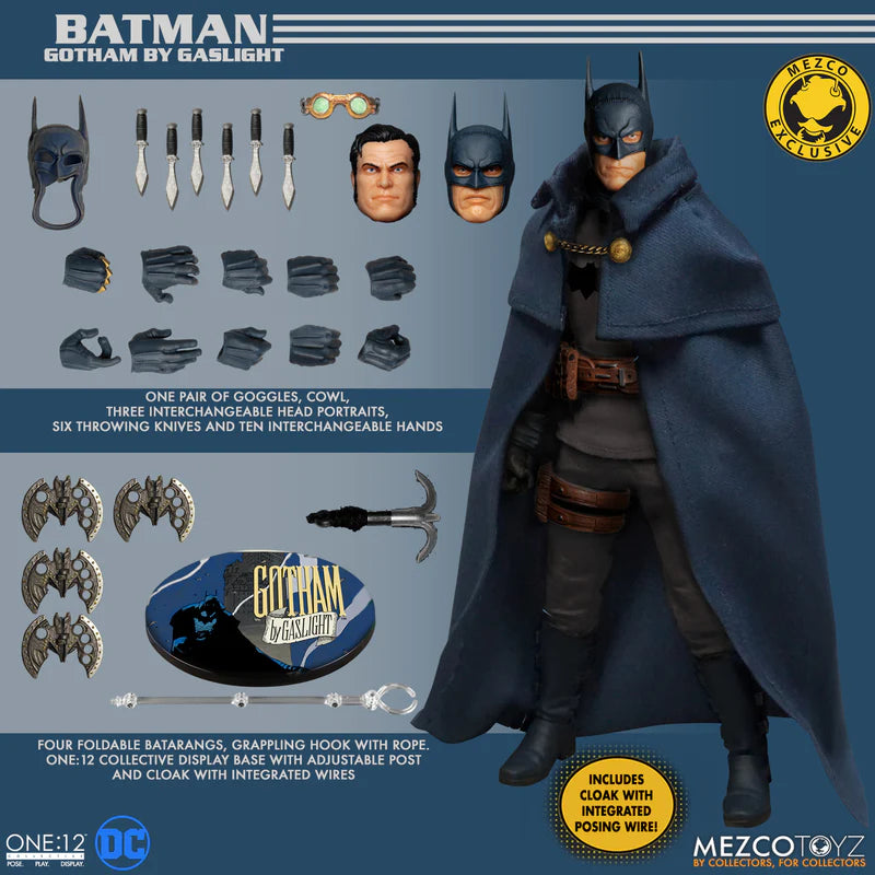 Mezco Toyz ONE:12 Batman: Gotham by Gaslight Action Figure Exclusive –  KICKS GENERATION TOYS