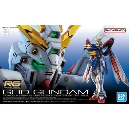 RG God Gundam "Mobile Fighter G Gundam" - Bandai Hobby 1/144 Scale Real Grade Model Kit