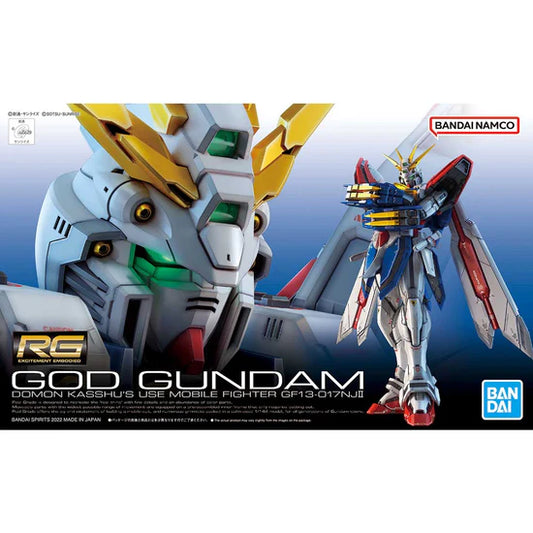 RG God Gundam "Mobile Fighter G Gundam" - Bandai Hobby 1/144 Scale Real Grade Model Kit