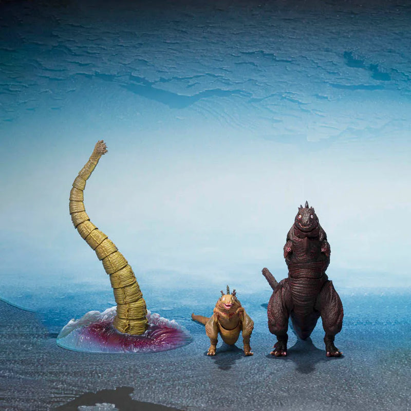 S.H.MonsterArts Godzilla (2016) The Second Form & Third Form & Giant Unidentified Creature Set "Shin Godzilla" | Bandai Tamashii Nations