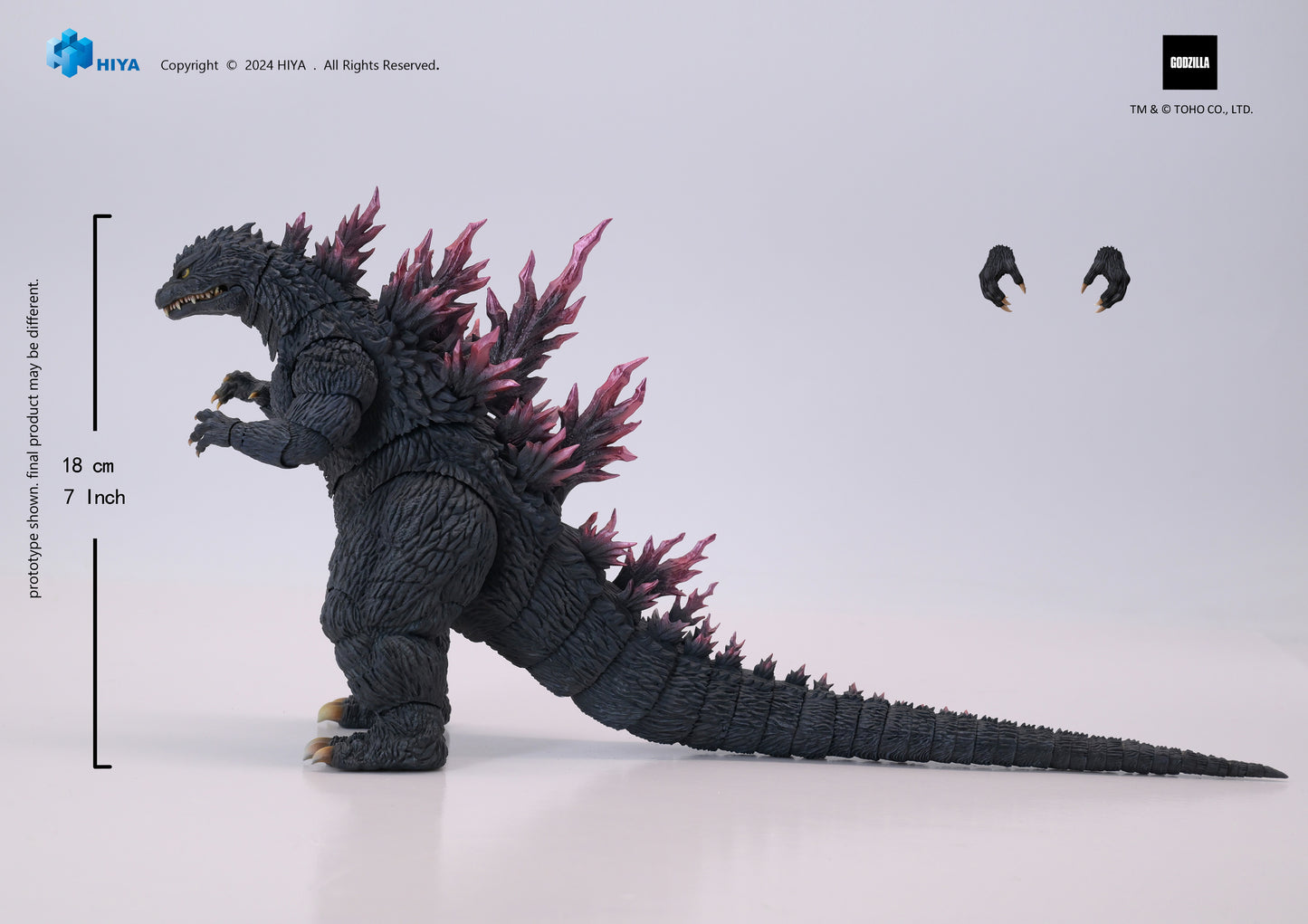 Pre Order Godzilla PX "Godzilla 2000 Millennium" - Hiya Toys Exquisite Basic Series