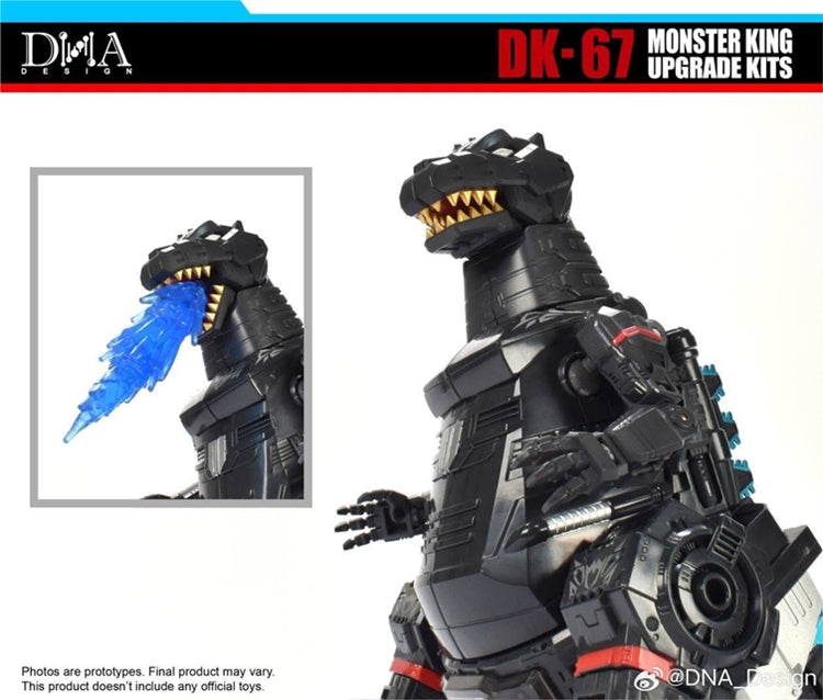 Pre Order DNA Design DK-67 Upgrade Kit for Godzilla Megatron crossover | Transformers Enhancement Parts