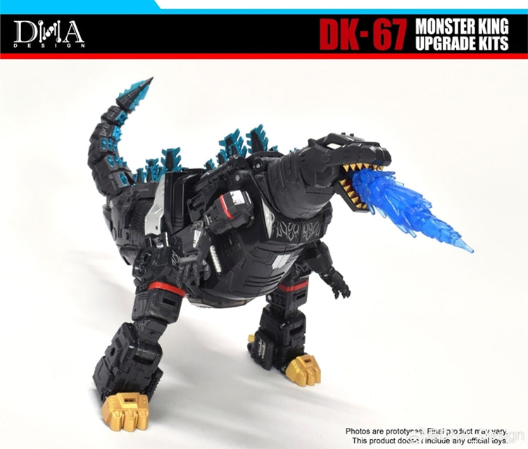 Pre Order DNA Design DK-67 Upgrade Kit for Godzilla Megatron crossover | Transformers Enhancement Parts