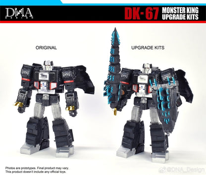 Pre Order DNA Design DK-67 Upgrade Kit for Godzilla Megatron crossover | Transformers Enhancement Parts