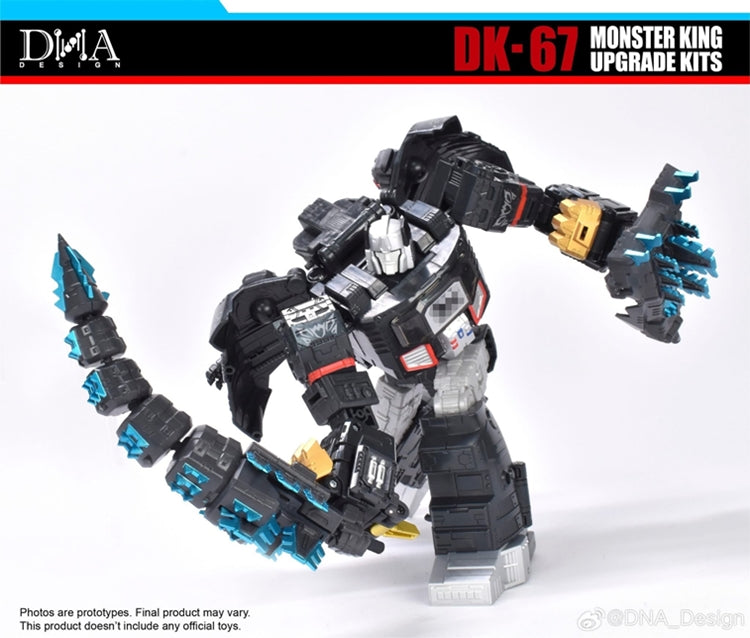 Pre Order DNA Design DK-67 Upgrade Kit for Godzilla Megatron crossover | Transformers Enhancement Parts