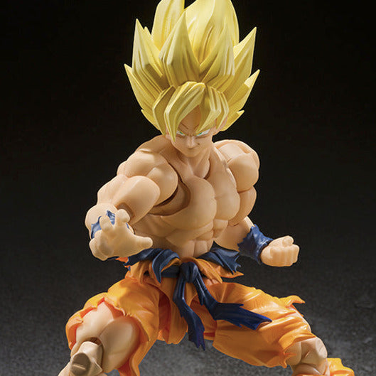 Dragon Ball Z S.H.Figuarts Super Saiyan Goku (Legendary Super Saiyan) close up