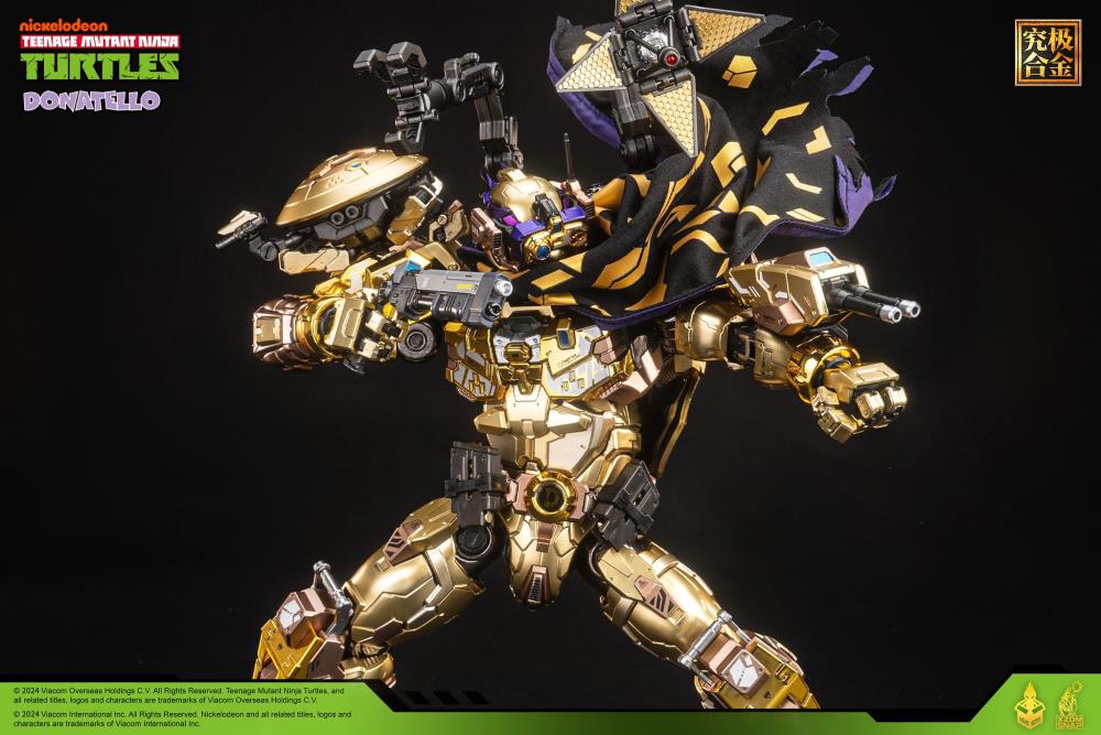 Donatello HB0093 Action Figure Golden Edition "Teenage Mutant Ninja Turtles" - HeatBoys