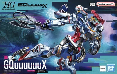 Bandai HGGQ 1/144 #01 GQuuuuuuX "Gundam GQ" Plastic Model Kit