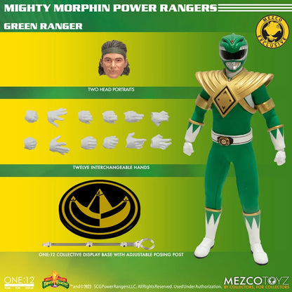 Mezco Toyz One:12 Collective Mighty Morphin' Power Rangers - Green Ranger - SDCC 2023 Exclusive