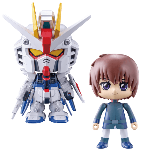 Gundam Cross Freedom Gundam and Kira Yamato view 1