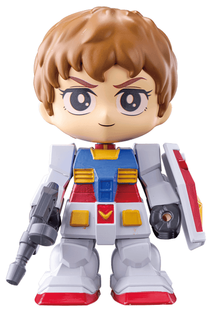 Gundam Cross RX-78-2 Gundam and Amuro Rei view 2
