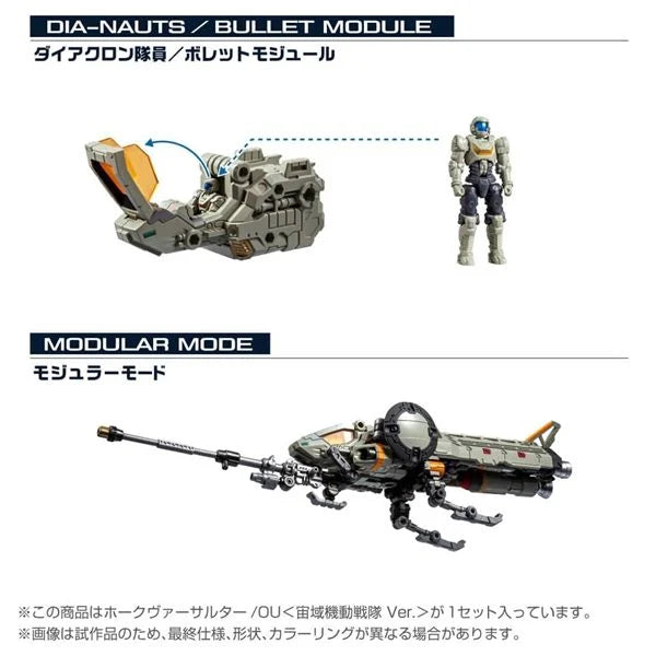 Diaclone TM‑37 Tactical Mover Hawk Versaulter / OU – Cosmo Squadron Ver. | Takaratomy