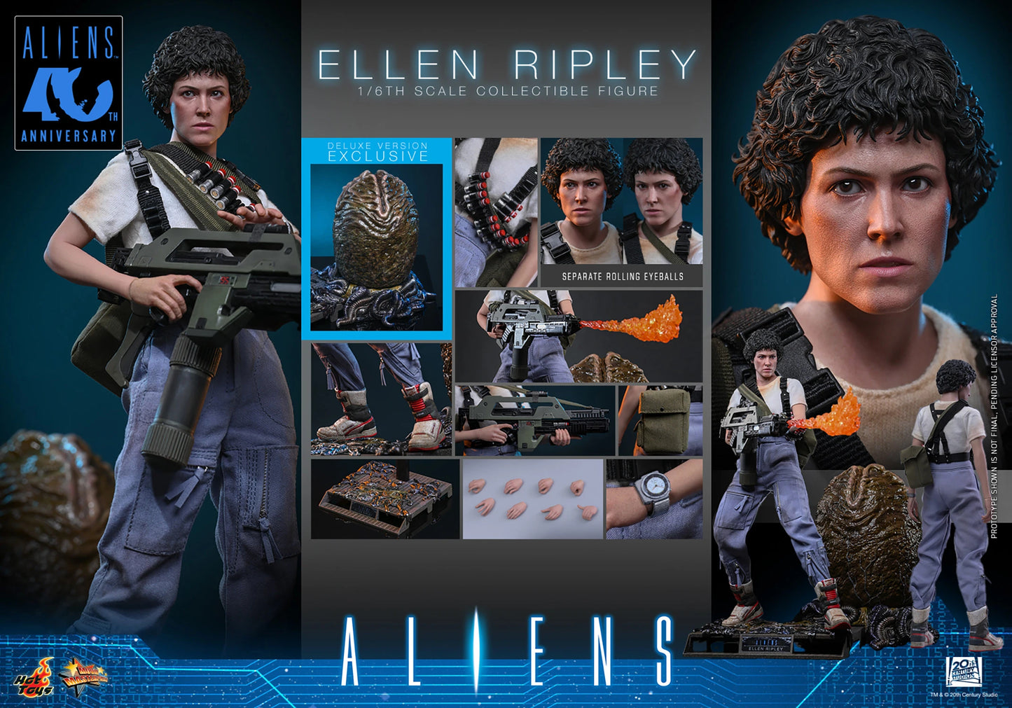 Hot Toys 1/6 Ellen Ripley (Deluxe Version) "Aliens" | Hot Toys 1/6 Scale
