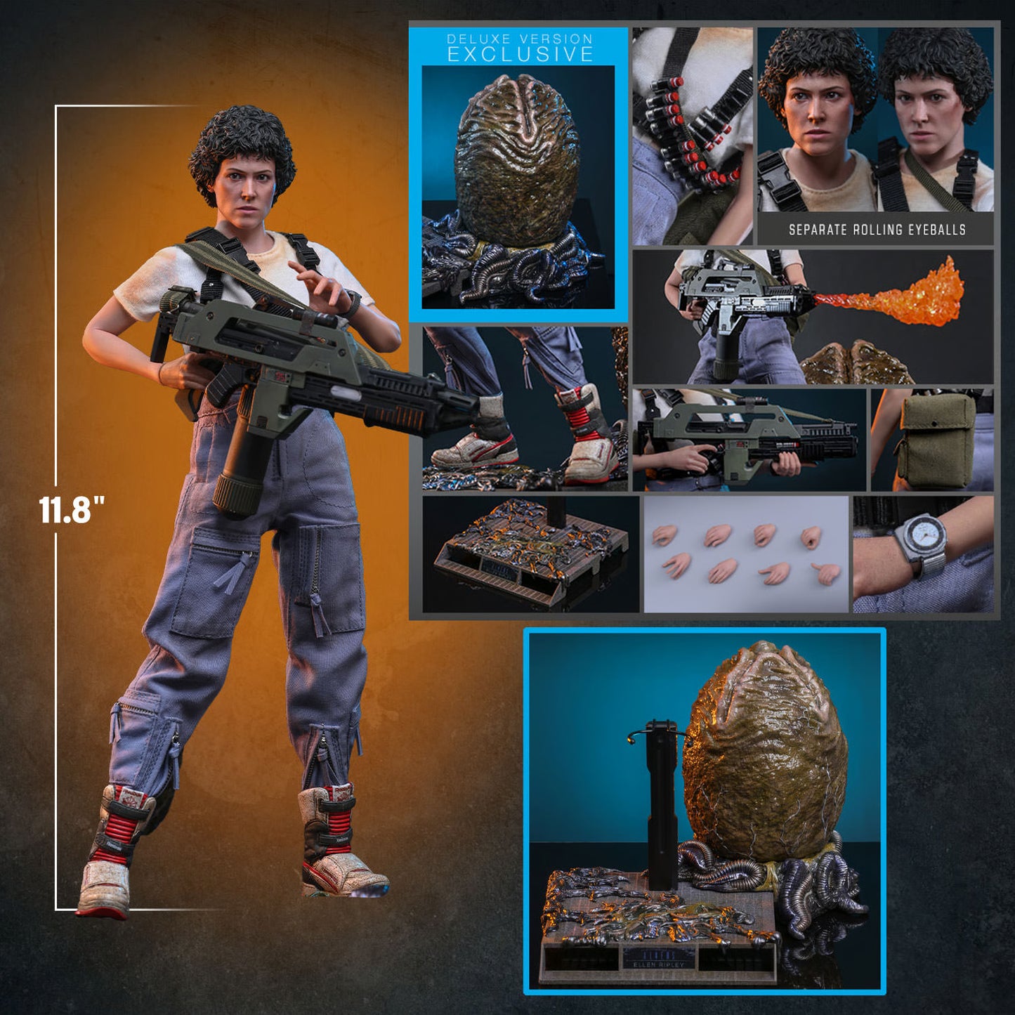 Hot Toys 1/6 Ellen Ripley (Deluxe Version) "Aliens" | Hot Toys 1/6 Scale