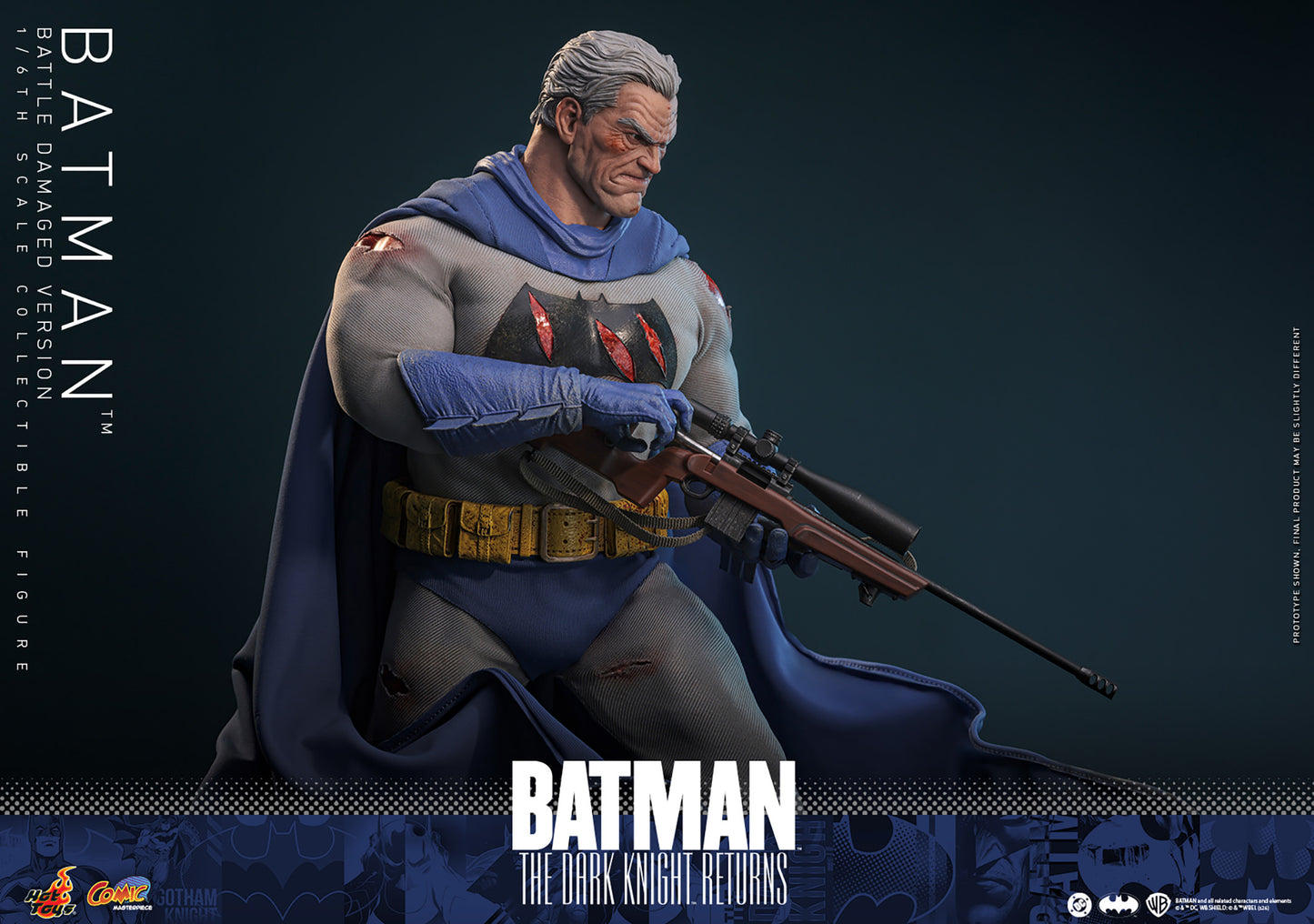 Hot Toys 1/6 Batman (Battle Damaged Version) "Batman: The Dark Knight Returns" | Hot Toys 1/6 Scale
