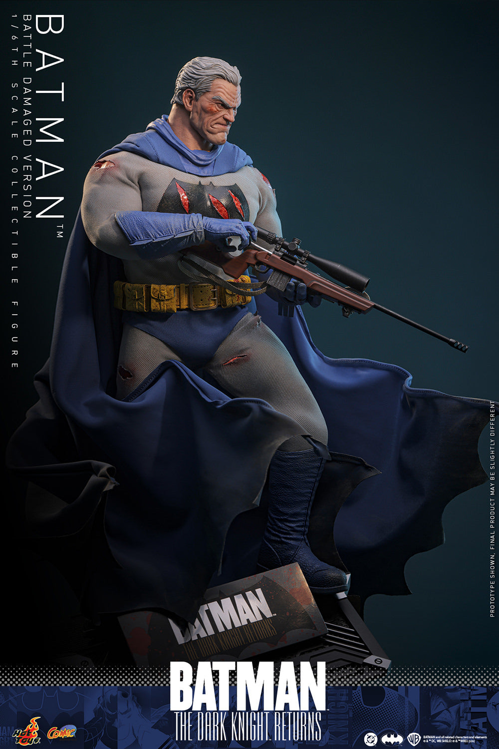 Hot Toys 1/6 Batman (Battle Damaged Version) "Batman: The Dark Knight Returns" | Hot Toys 1/6 Scale