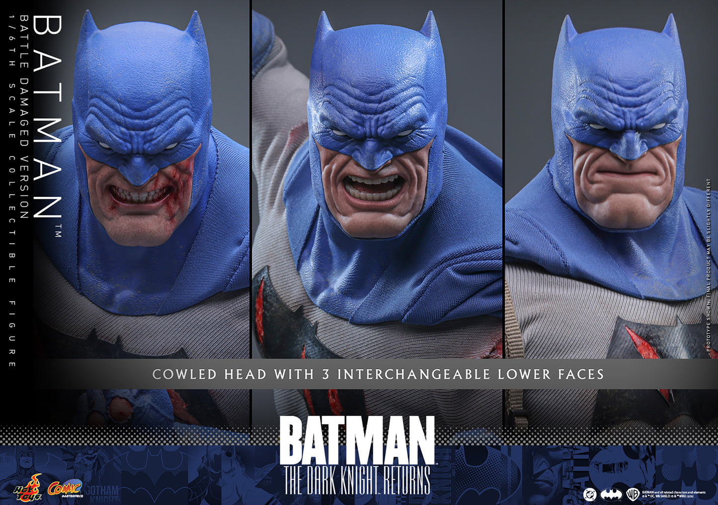 Hot Toys 1/6 Batman (Battle Damaged Version) "Batman: The Dark Knight Returns" | Hot Toys 1/6 Scale