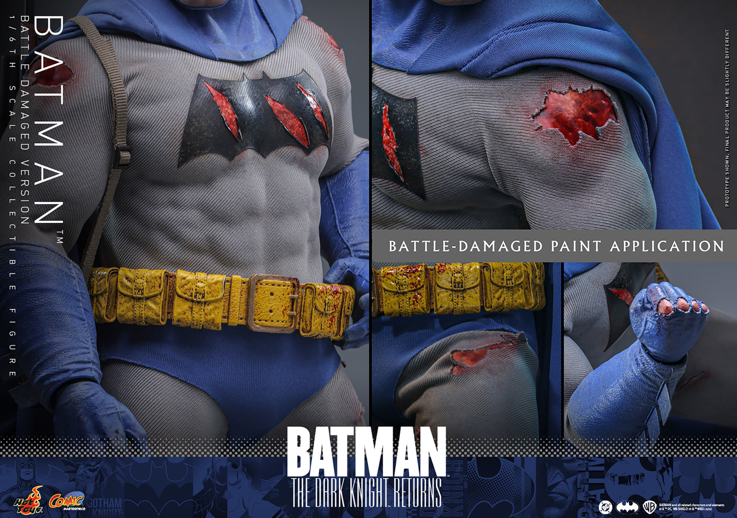 Hot Toys 1/6 Batman (Battle Damaged Version) "Batman: The Dark Knight Returns" | Hot Toys 1/6 Scale