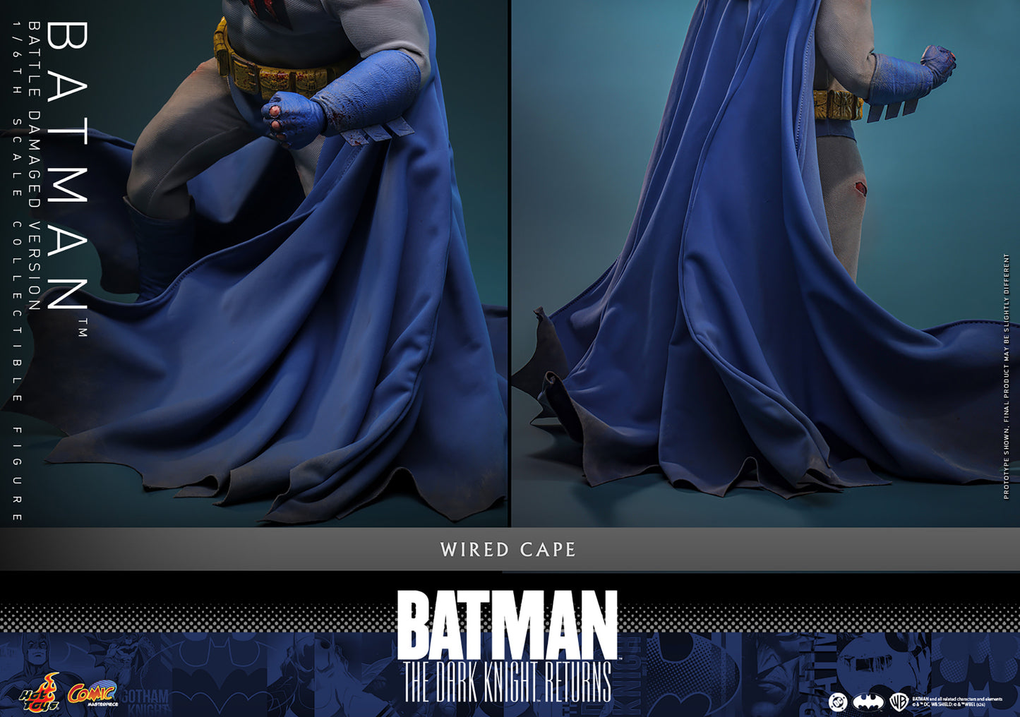 Hot Toys 1/6 Batman (Battle Damaged Version) "Batman: The Dark Knight Returns" | Hot Toys 1/6 Scale