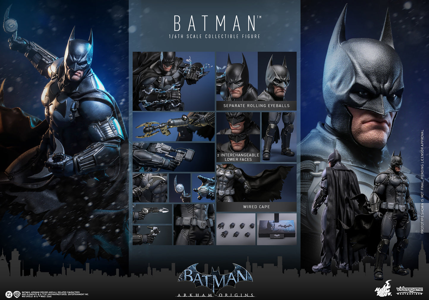 Hot Toys 1/6 Batman "Batman: Arkham Origin" | Hot Toys 1/6 Scale