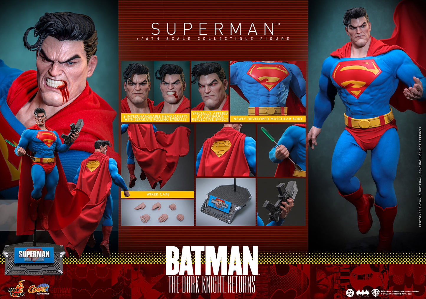Hot Toys 1/6 Superman "Batman: The Dark Knight Returns" | Hot Toys 1/6 Scale