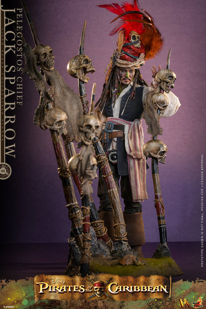 Hot Toys 1/6 Pelegostos Chief Jack Sparrow "Pirates of the Caribbean: Dead Man’s Chest" | Hot Toys 1/6 Scale