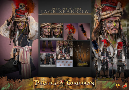 Hot Toys 1/6 Pelegostos Chief Jack Sparrow "Pirates of the Caribbean: Dead Man’s Chest" | Hot Toys 1/6 Scale