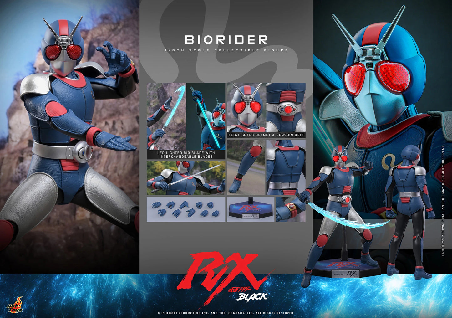 Hot Toys 1/6 BioRider "Kamen Rider" | Hot Toys 1/6 Scale