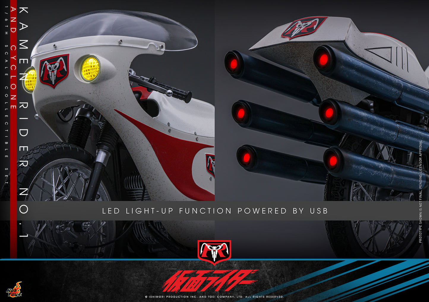 Hot Toys 1/6 Kamen Rider No. 1 and Cyclone "Kamen Rider" | Hot Toys 1/6 Scale