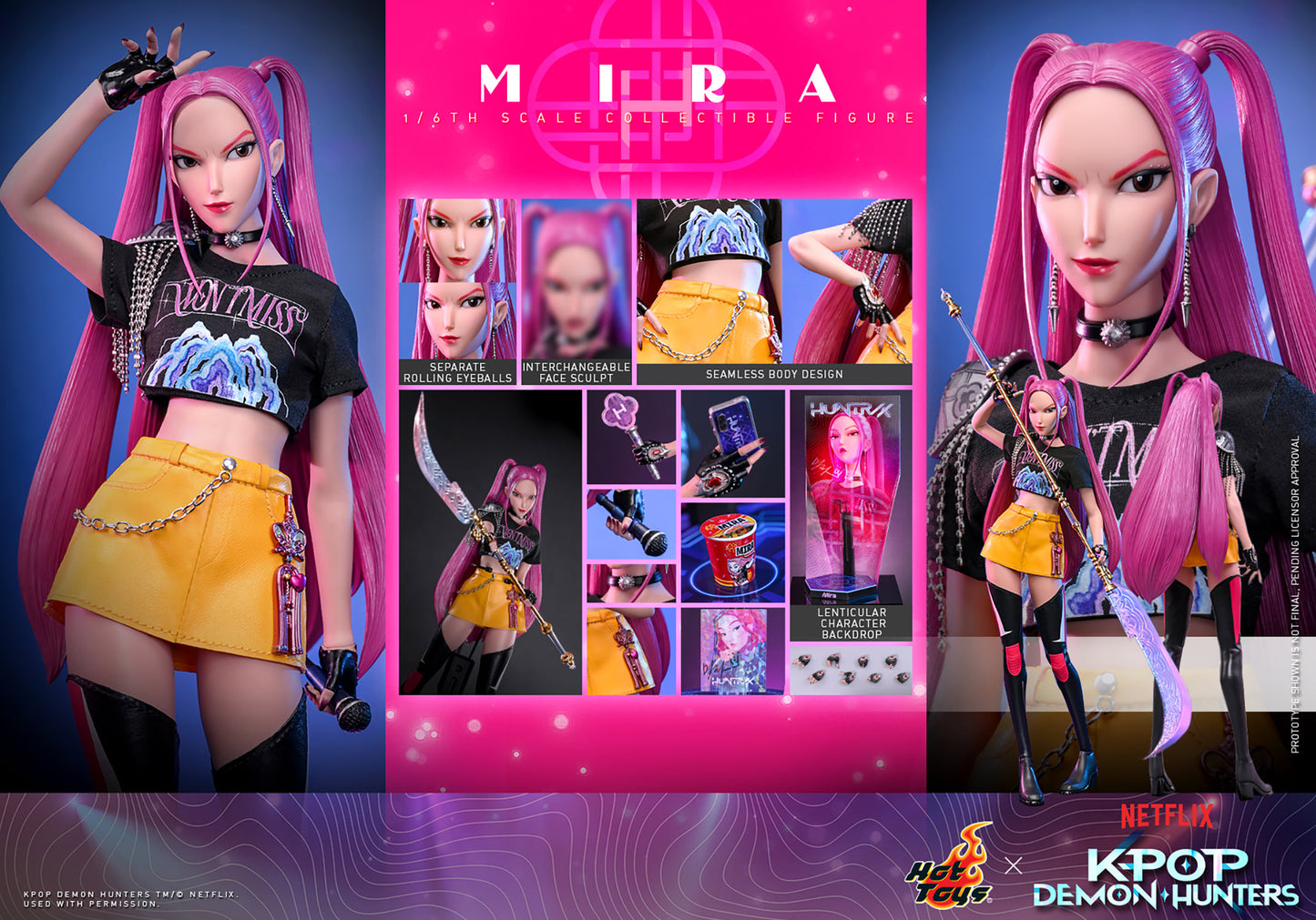 Hot Toys 1/6 K-Pop Demon Hunters Mira "K-Pop Demon Hunters" | Hot Toys 1/6 Scale