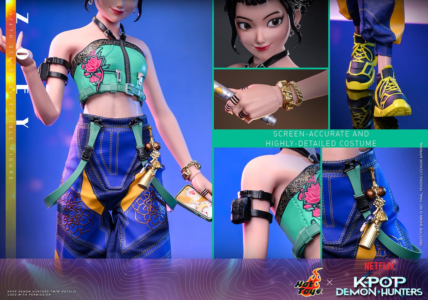 Hot Toys 1/6 K-Pop Demon Hunters Zoey "K-Pop Demon Hunters" | Hot Toys 1/6 Scale
