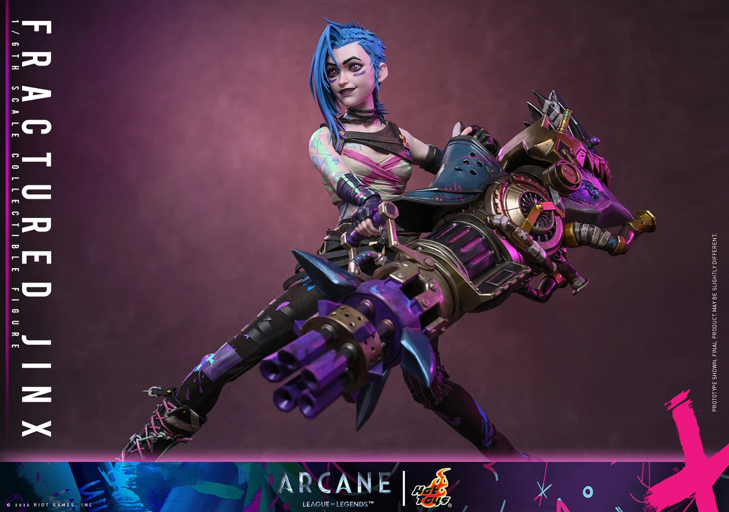 Hot Toys 1/6 Fractured Jinx "Arcane" | Hot Toys 1/6 Scale