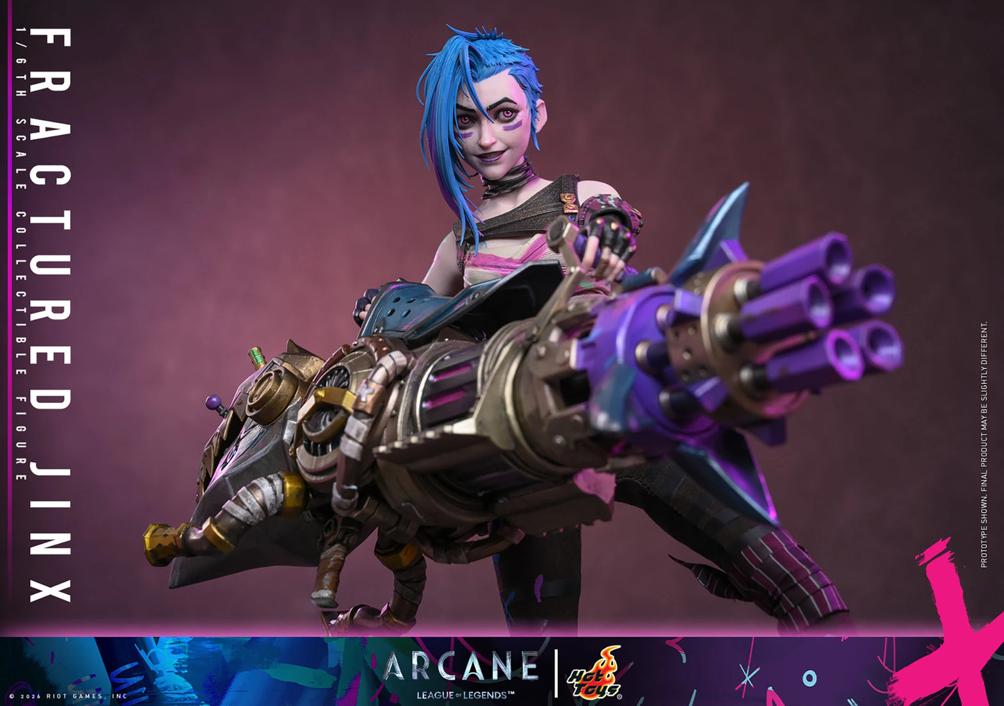Hot Toys 1/6 Fractured Jinx "Arcane" | Hot Toys 1/6 Scale