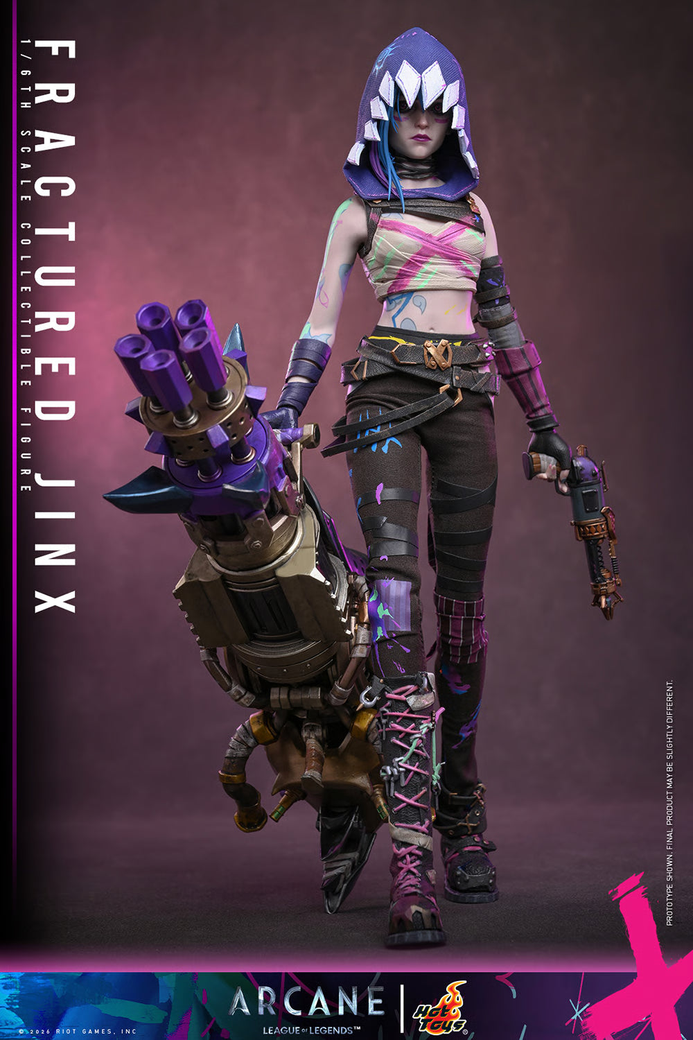 Hot Toys 1/6 Fractured Jinx "Arcane" | Hot Toys 1/6 Scale