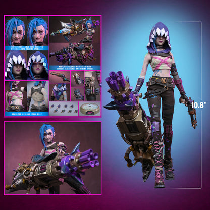 Hot Toys 1/6 Fractured Jinx "Arcane" | Hot Toys 1/6 Scale
