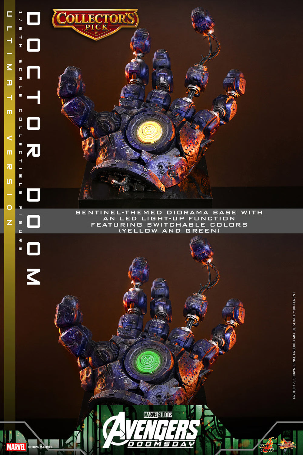 Hot Toys 1/6 Doctor Doom (Ultimate Version) "Avengers Doomsday" | Hot Toys 1/6 Scale
