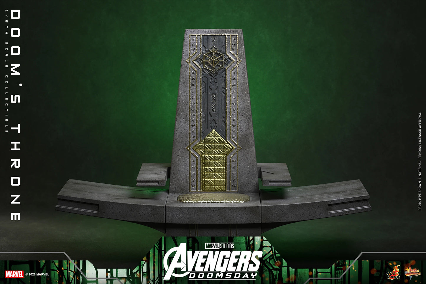 Hot Toys 1/6 Doom's Throne "Avengers Doomsday" | Hot Toys 1/6 Scale